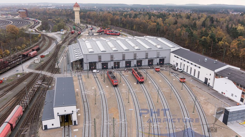 Luftbild Werk Nürnberg Einfahrt